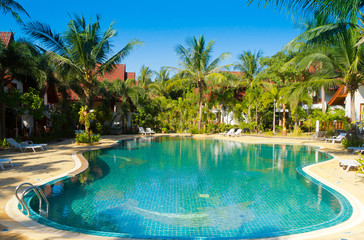 Fancy Hotel Swimming Space