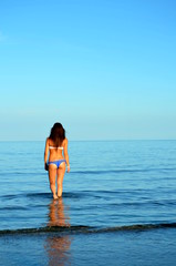 girl at the sea