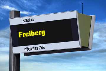 Anzeigetafel 6 - Freiberg