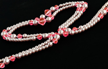 Heart-shaped beads