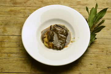 Deer Hirsch Capriolo y Polenta Jeleń Hjort Expo Milano 2015