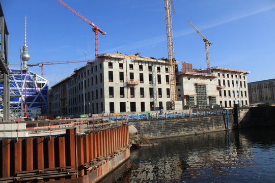 Baustelle des Berliner Schlosses (Nov. 2014)
