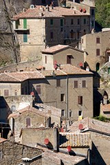 Historic Town Sorano , Tuscany, Italy