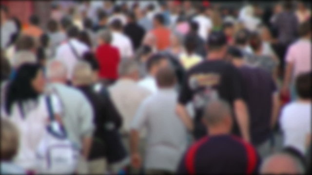 People crowd in blur timelapse