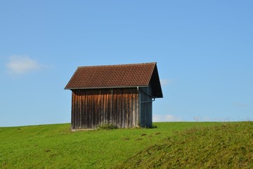 Holzhütte im Allgäu