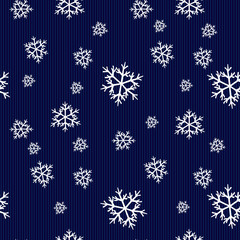 Seamless winter pattern vector illustration