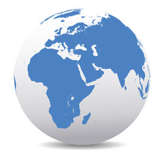 Africa, Middle East, Arabia and India Global World