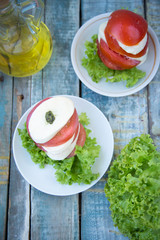 salad with mozzarella