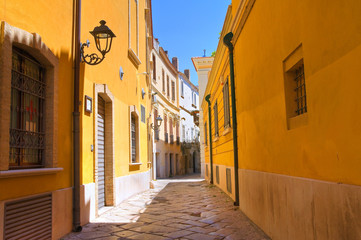 Alleyway. San Severo. Puglia. Italy.