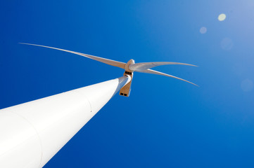 detail of wind turbine