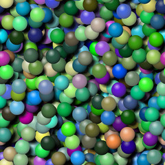 Balls seamless generated hires texture