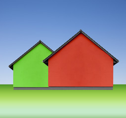 Rotes und Grünes Haus