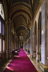 Corridoio del Parlamento di Budapest