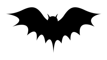 Bat Shape Drawing