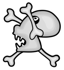 Halloween Skull Running