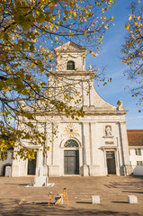 Fototapeta na wymiar Mariastein, Kloster Mariastein, Herbst, Solothurn, Schweiz