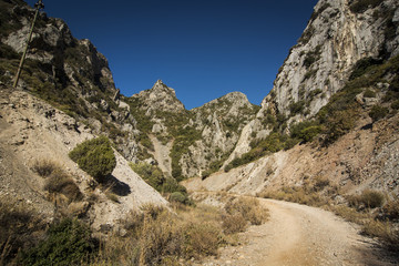 Limestone canyon