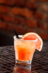 cocktail with grapefruit