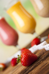 Fitness diet, vitamins 