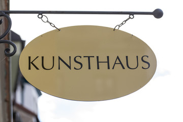 Schild Kunsthaus