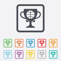 Basketball sign icon. Sport symbol.