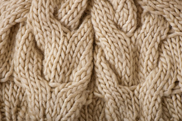 abstract background texture of a knitted fabric
