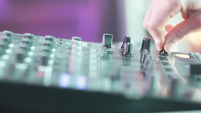 DJ booth hands