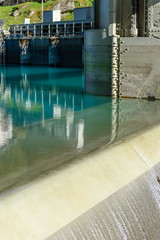 Tracimazione Diga di Maen - Valtournenche - Valle d'Aosta