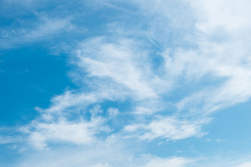 Sky and clouds background in summer day