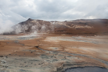 Iceland, Namafjall geothermal area