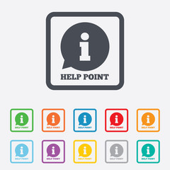 Help point sign icon. Information symbol.