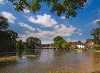 Fordingbridge and the River Avon in Hampshire