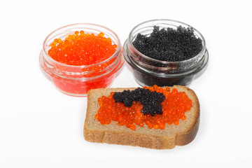 хлеб с икрой