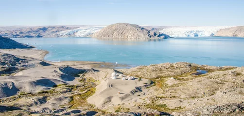 Foto op geborsteld aluminium Gletsjers glaciers in Greenland