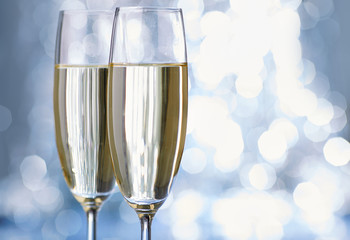 champagne glas white fun new year