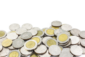 money coin isolated on white background