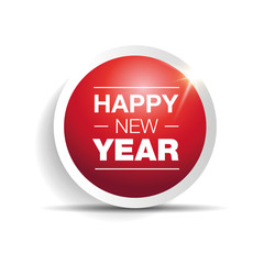 Happy new year 2015 button
