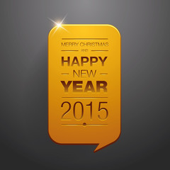 Happy new year 2015 gold