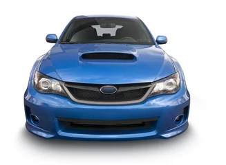 Cercles muraux Voitures rapides Blue Sports Car