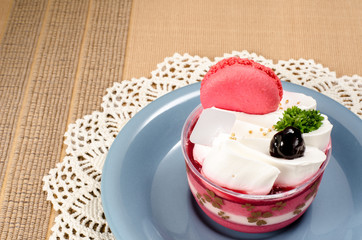 Strawberry mousse