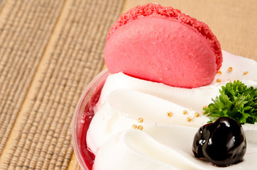 Strawberry mousse