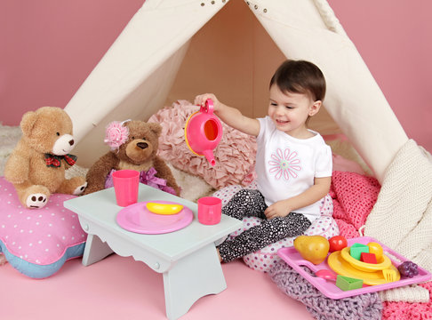 Child Play: Pretend  Food, Toys and Teepee Tent