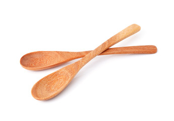 Wooden Spoon isolated on white background