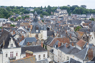 Fototapeta na wymiar Amboise Cityscape France