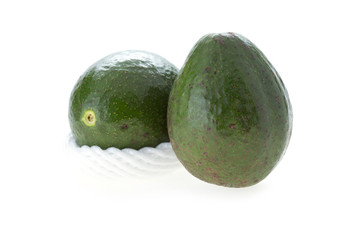 avocado fruit isolated on white background