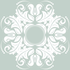 Floral Vector Pattern. Orient Abstract Background