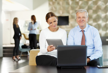 Fototapeta premium Portrait of business people