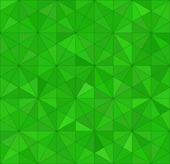 Green Triangle Abstract Background