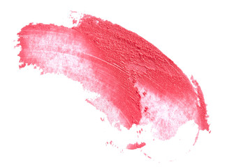 Smudged lipstick