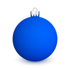 Blue Christmas Ball